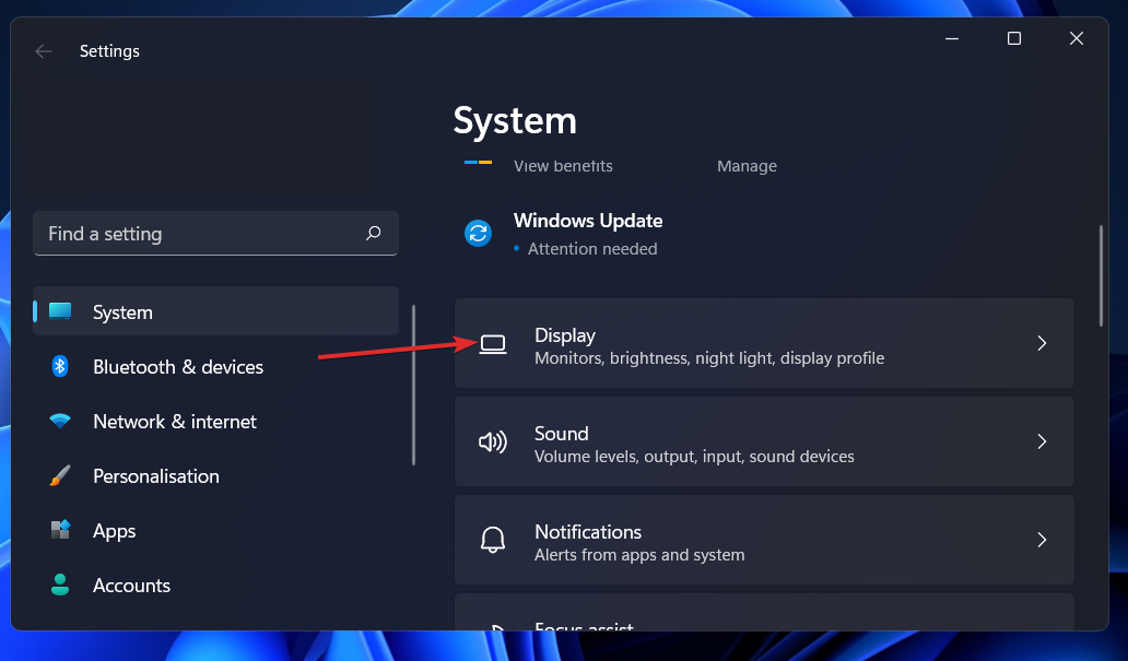 Windows 11 の表示オプションで解像度を変更できない