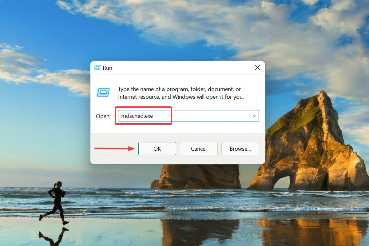 Run Windows Memory Diagnostics to fix desktop crashing in Windows 11