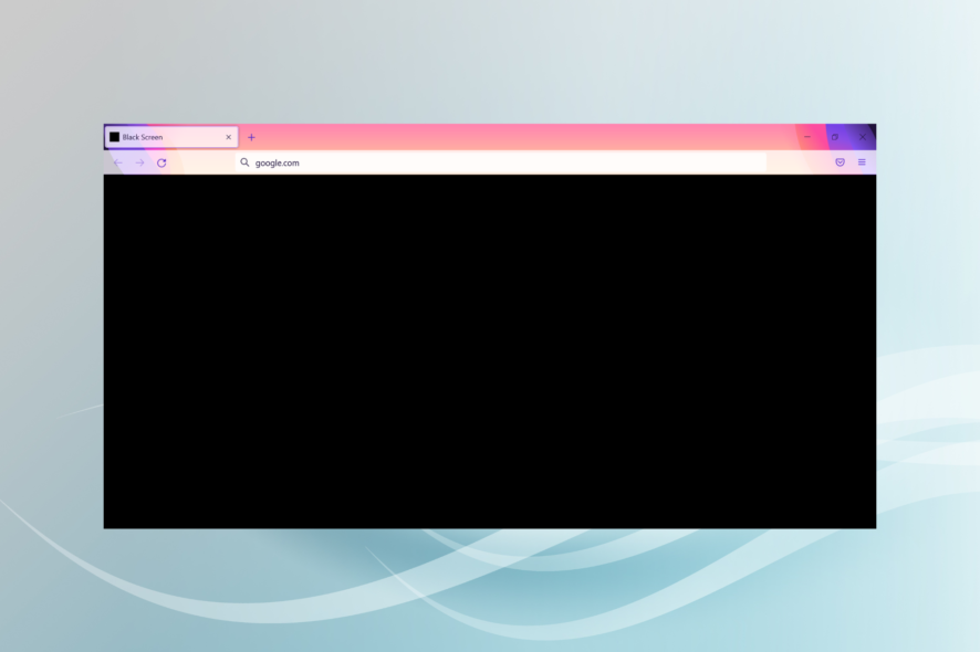 Fix firefox black screen