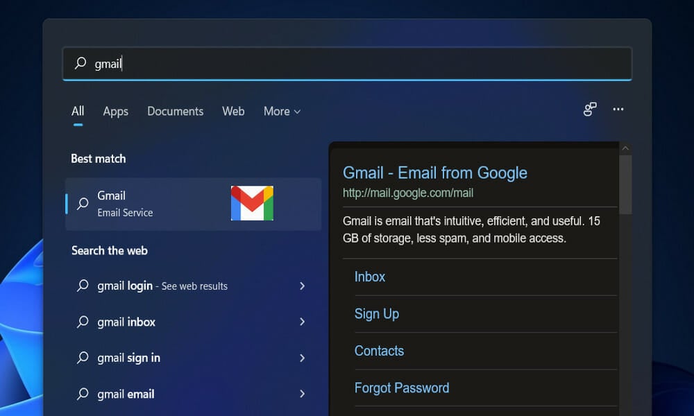 gmail-search windows 11 outlook crashing