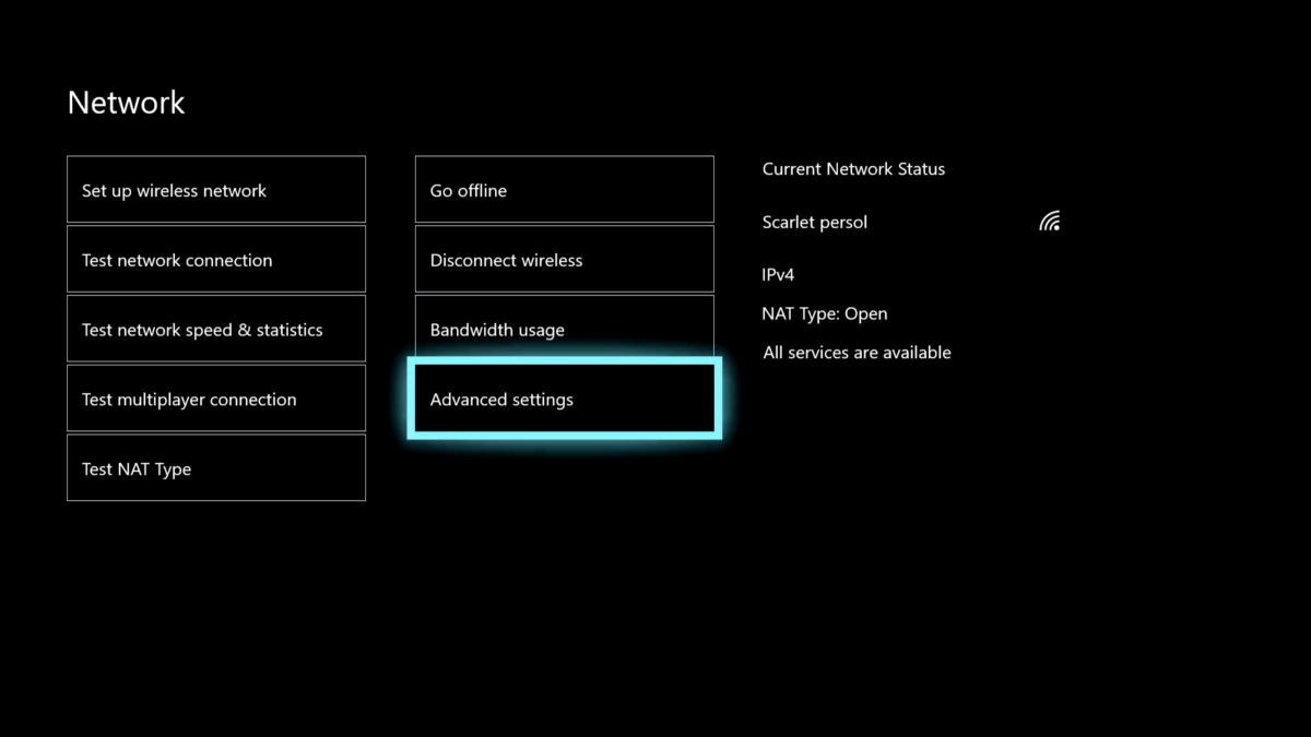 Как подключить ipv6 на xbox one