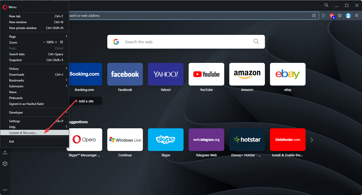 opera is glitching how to fix? : r/operabrowser