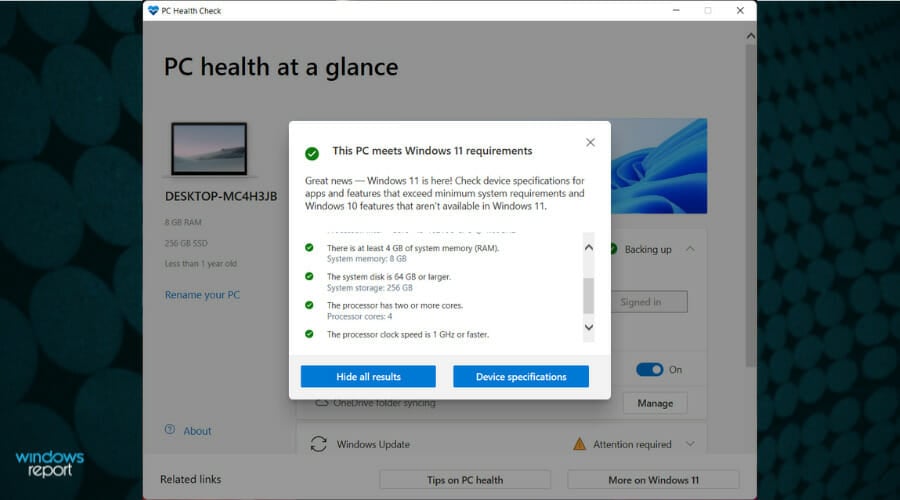 windows 11 health check download