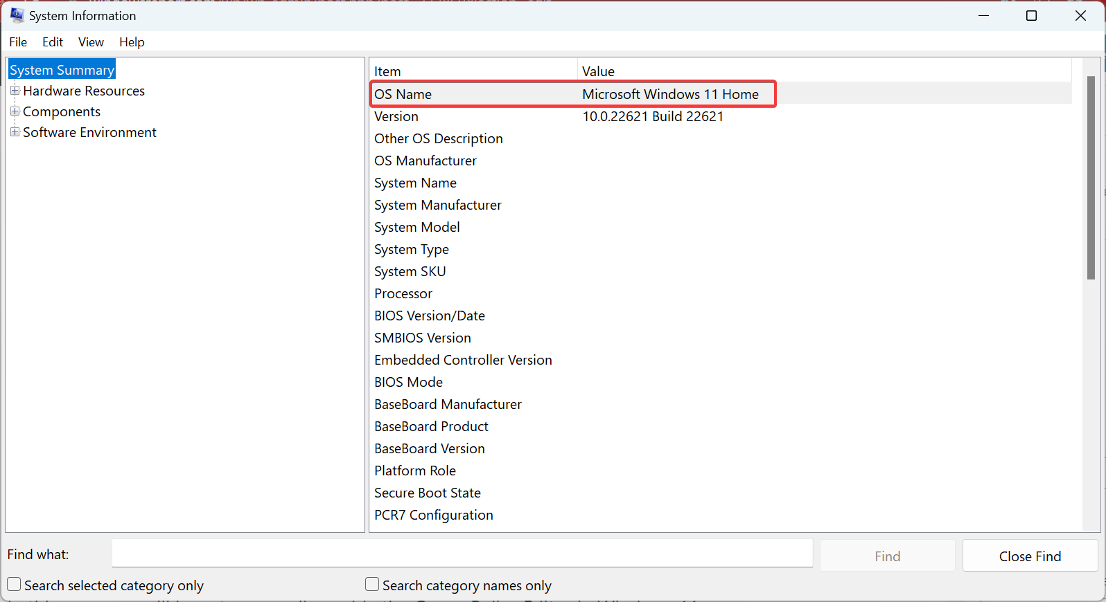 OS name to get group policy editor windows 11
