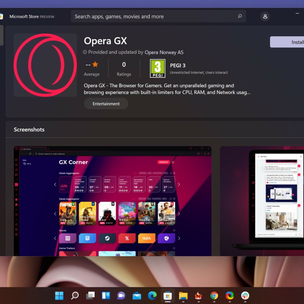 You Can Now Find Opera Gx On The Windows 11 Store