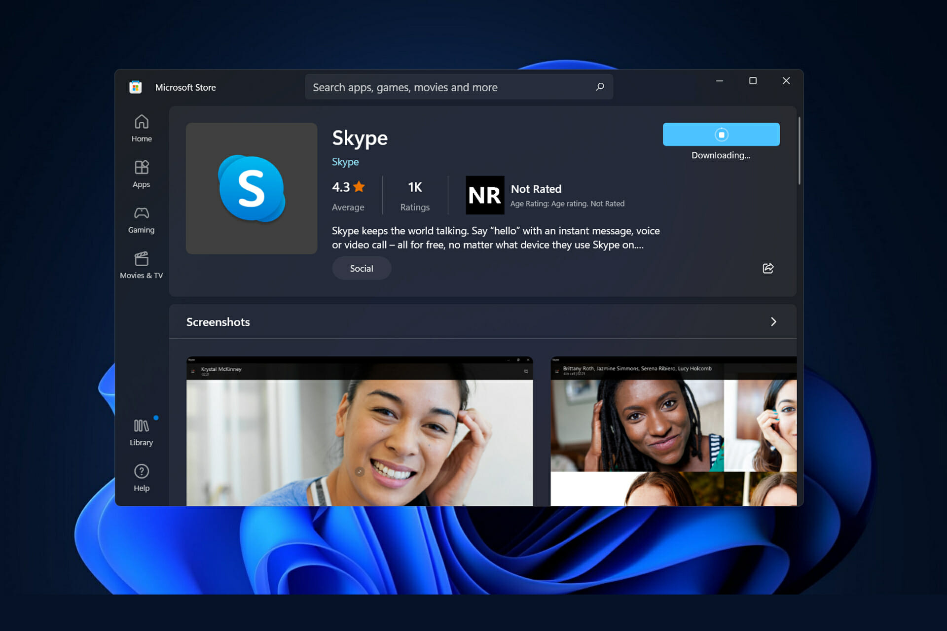 skype for pc download win 7