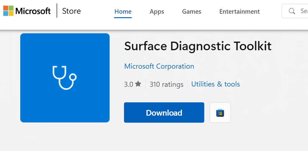 surface diagnostic toolkit download page