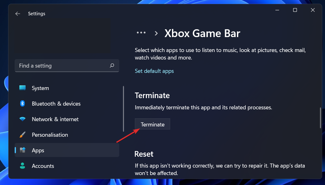 terminate-xbox-gamebar  uninstall xbox game bar windows 11