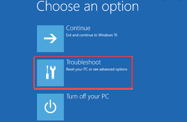 blue screen loop Windows 10