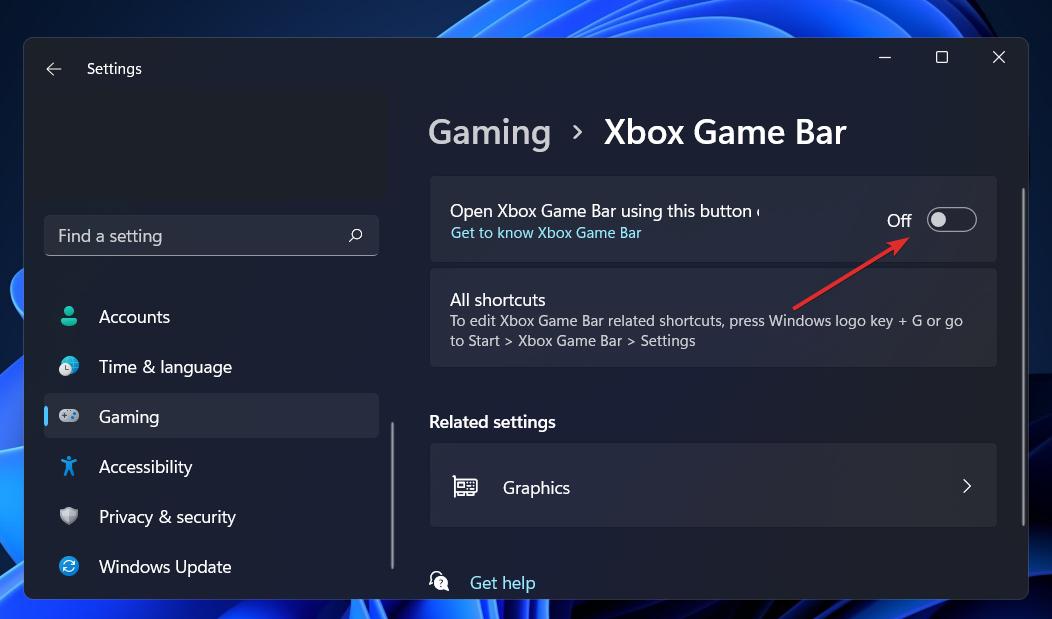 turn-off-gamebar-shortcut  uninstall xbox game bar windows 11
