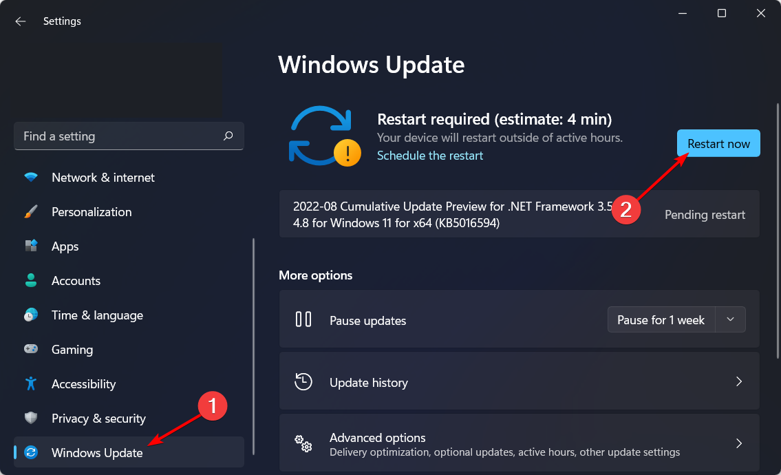 windows-update-w11-restart msvcr110.dll missing windows 11