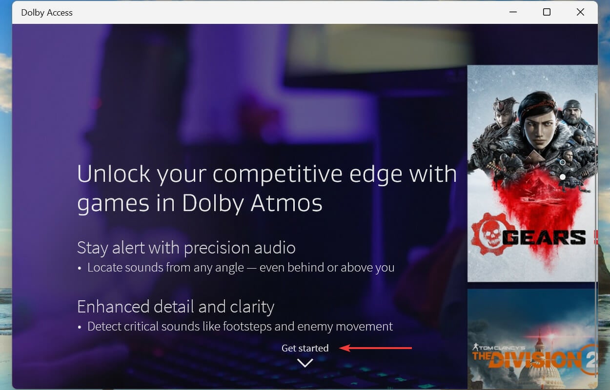 Get Started to install dolby atmos windows 11