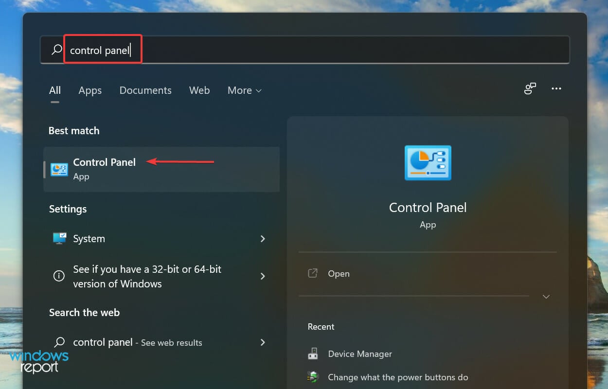 launch Control Panel to how to screen share windows 11 to tv