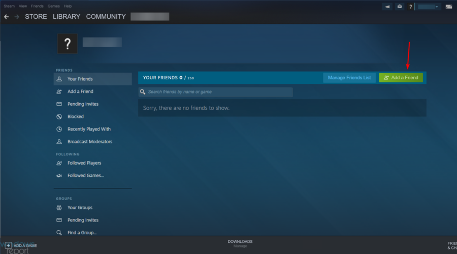 How to Search for a User on Steam