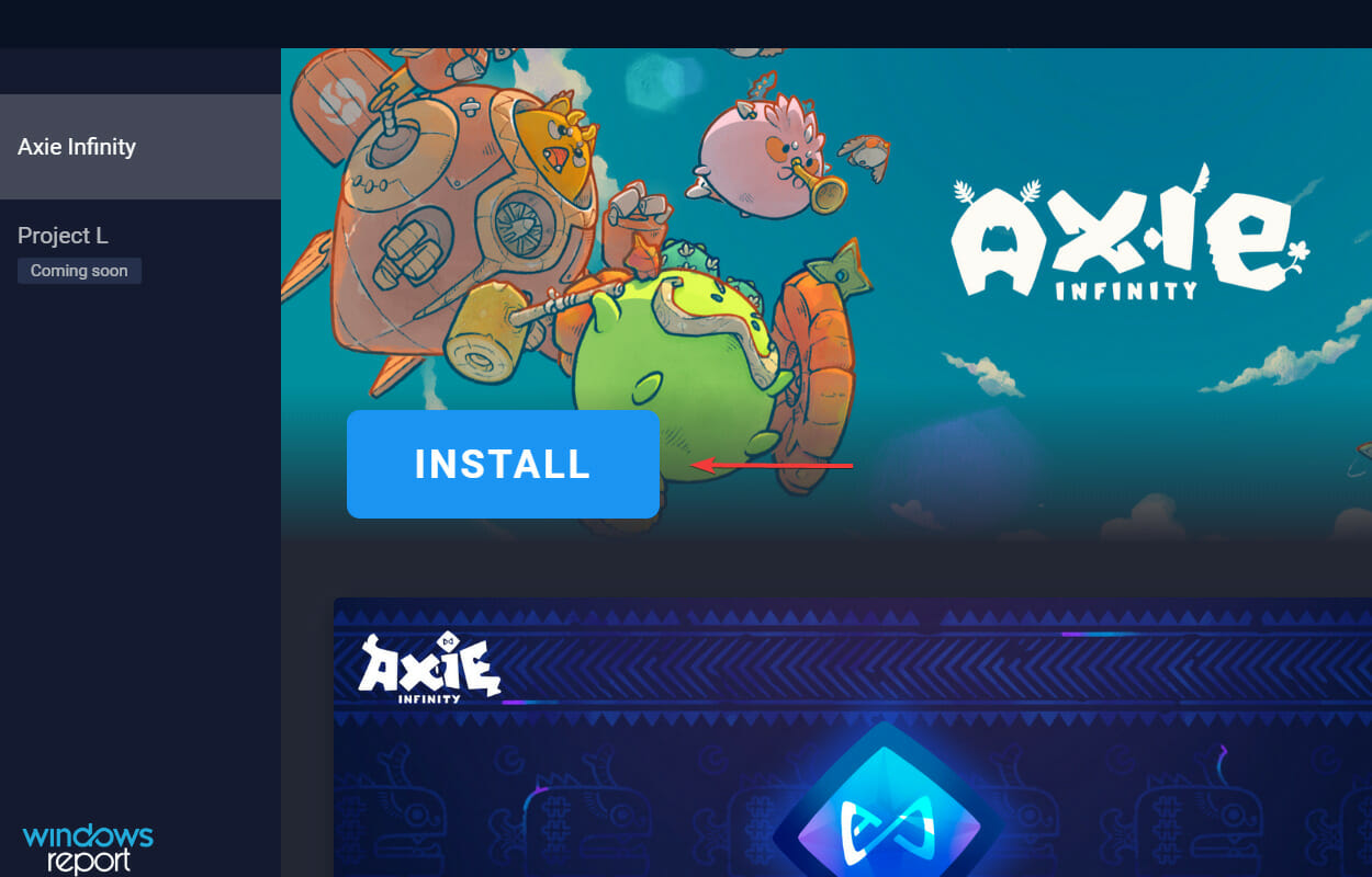 Reinstall Axie Infinity to fix axie infinity not working