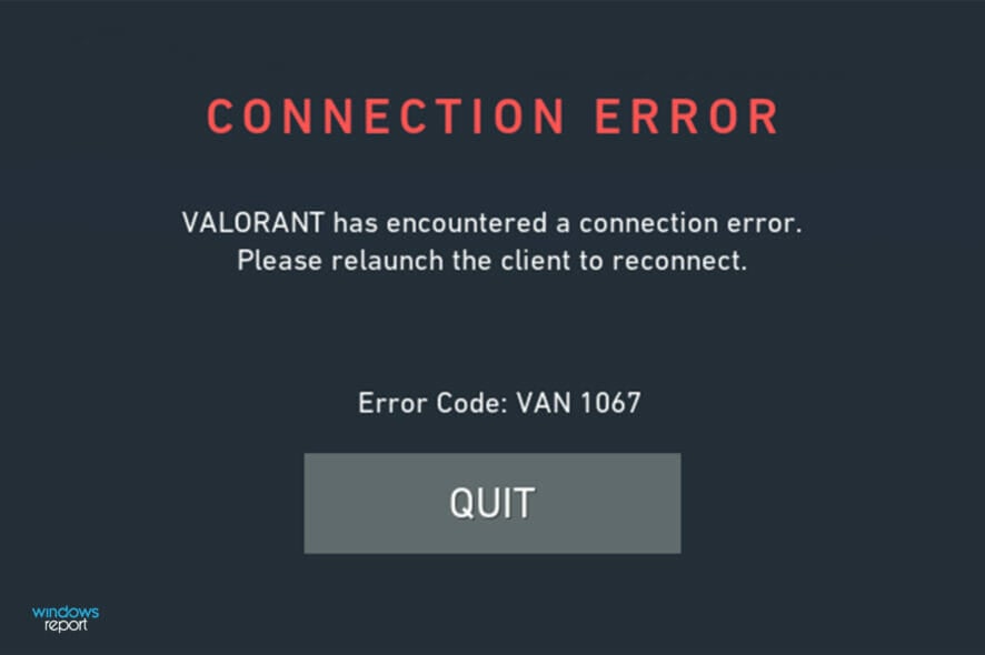 Valorant error