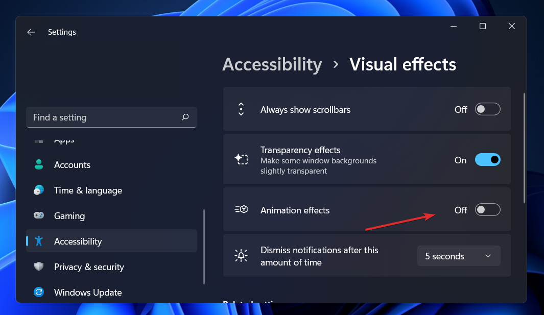 How to Disable Animations in Windows 11 [3 Different Ways]