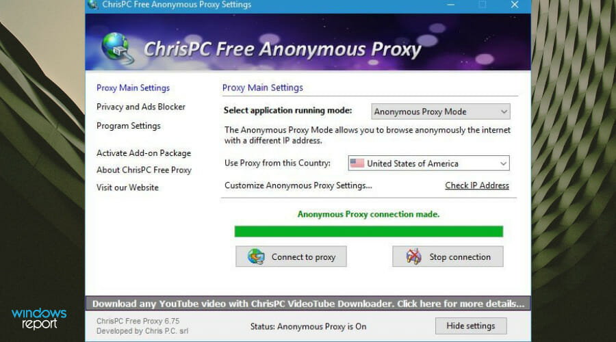 anonymous proxy for pc