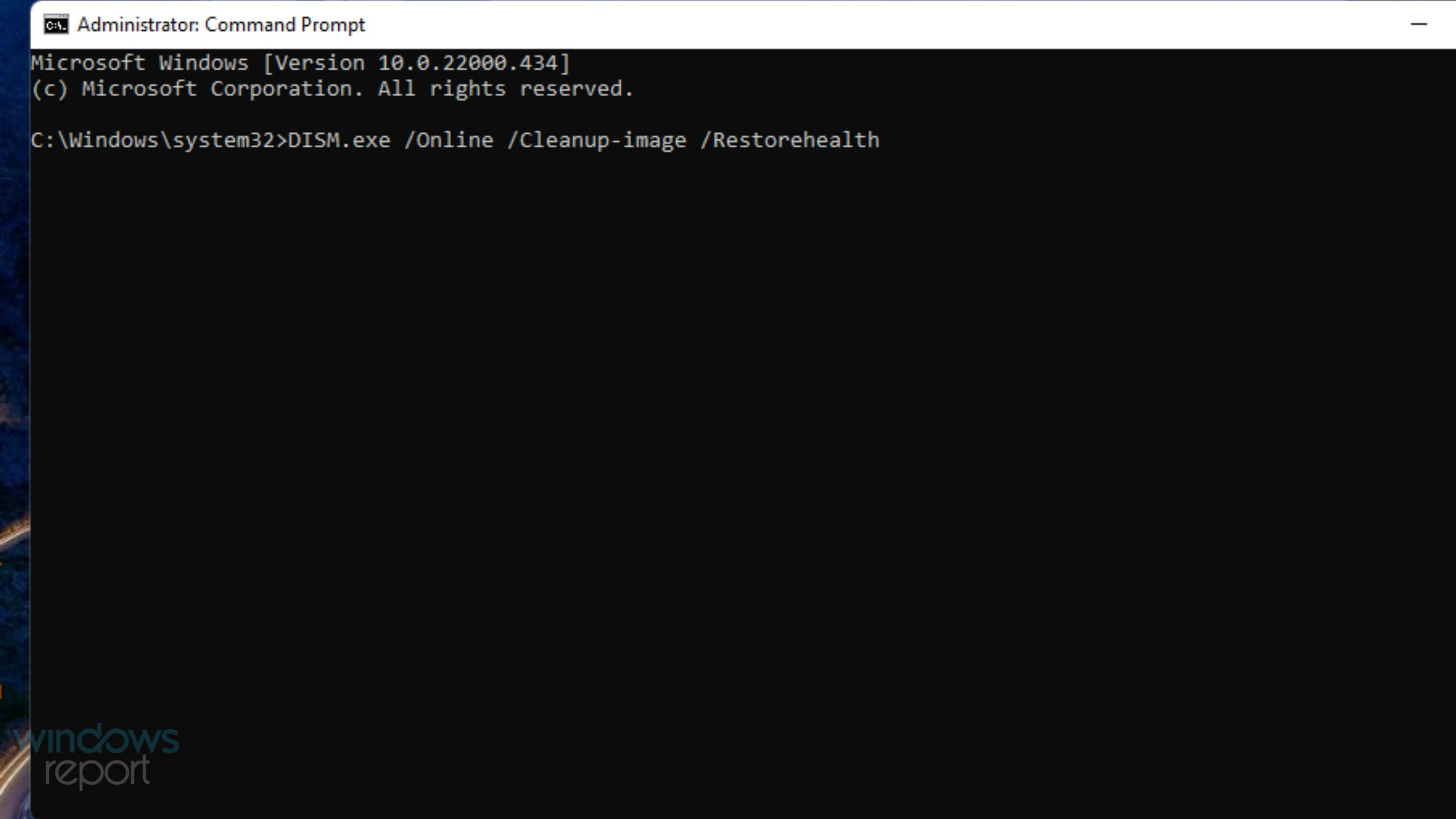 deployment image command Windows Error Reporting Event ID 1001