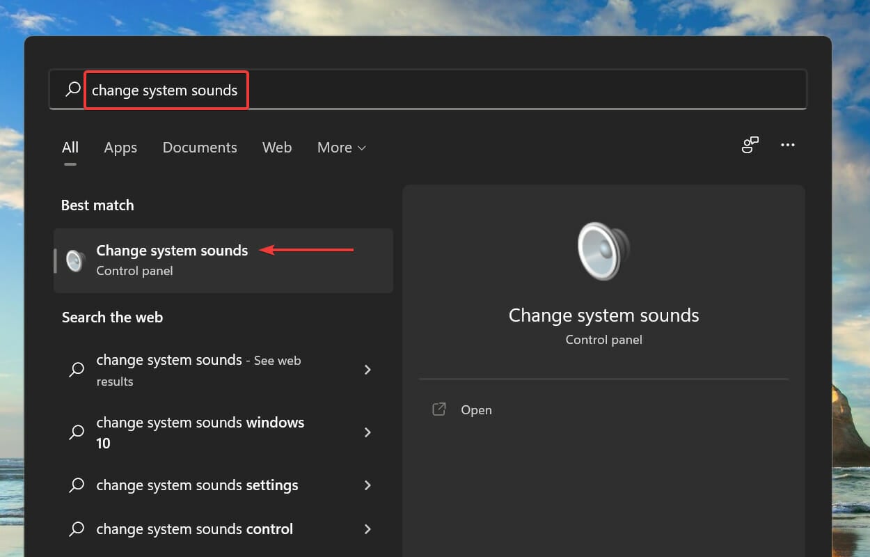 Change system sounds to fix windows 11 dolby atmos not working