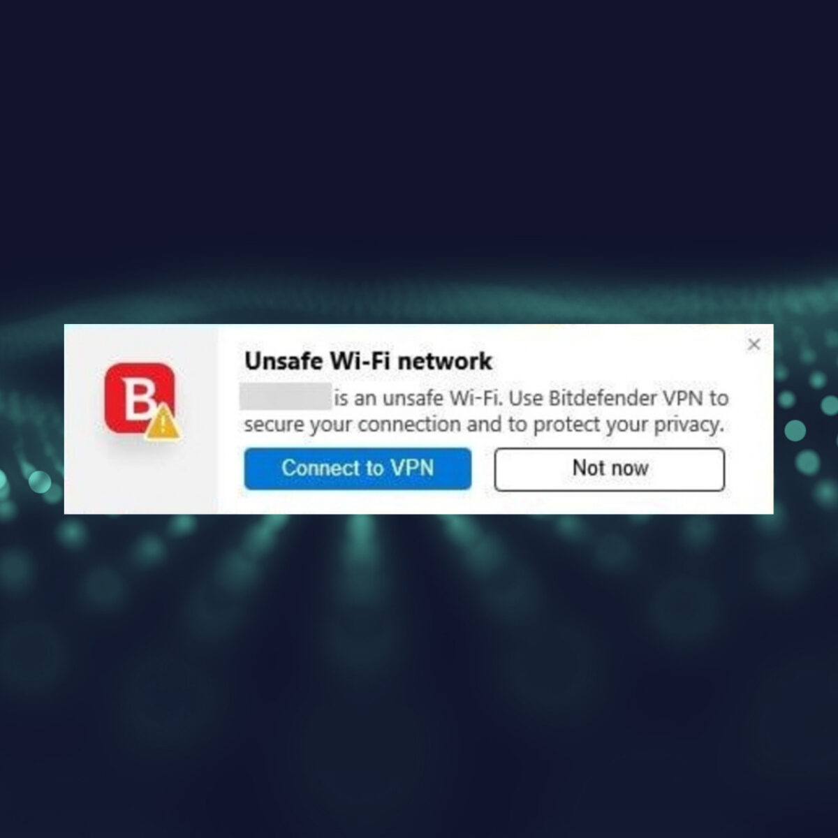 How do I get rid of Bitdefender unsafe Wi-Fi?