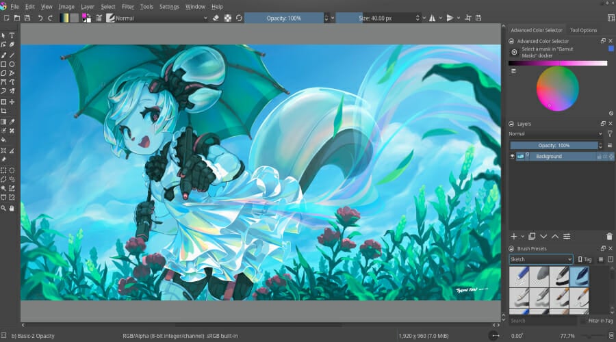 KRITA MELHOR APPS DE DESENHO PARA WINDONS 11