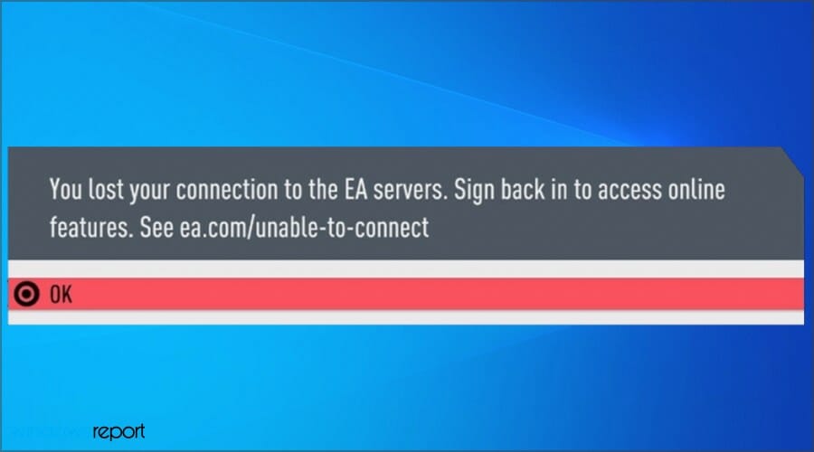 Troubleshoot your connection to EA games