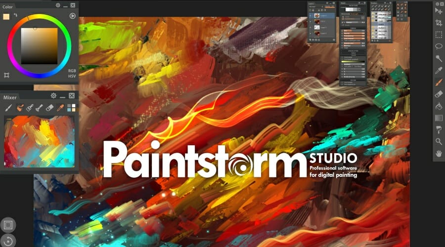 Paintstorm Studio drawing app