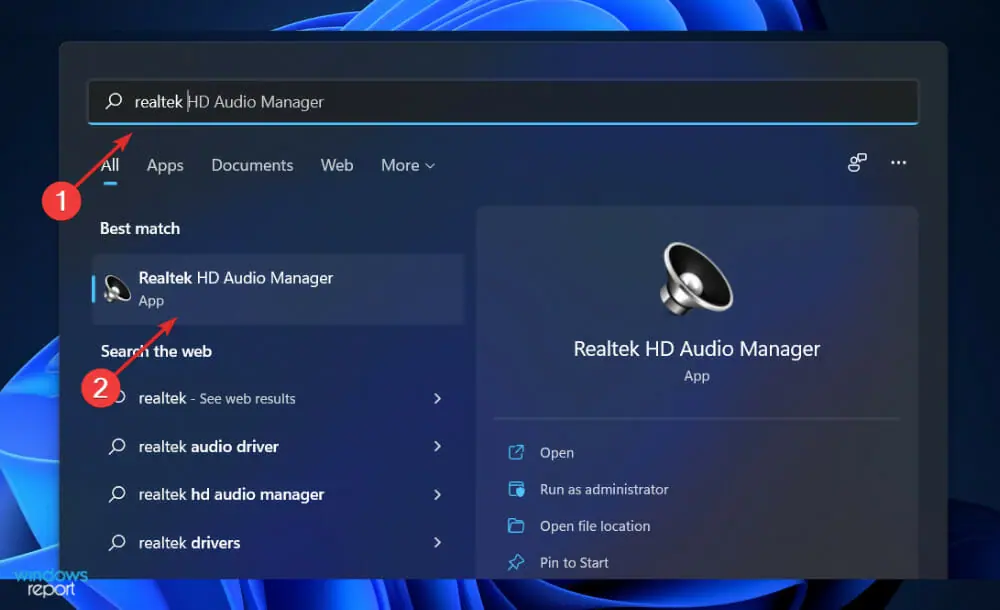 search-realtek asus realtek hd audio manager windows 11