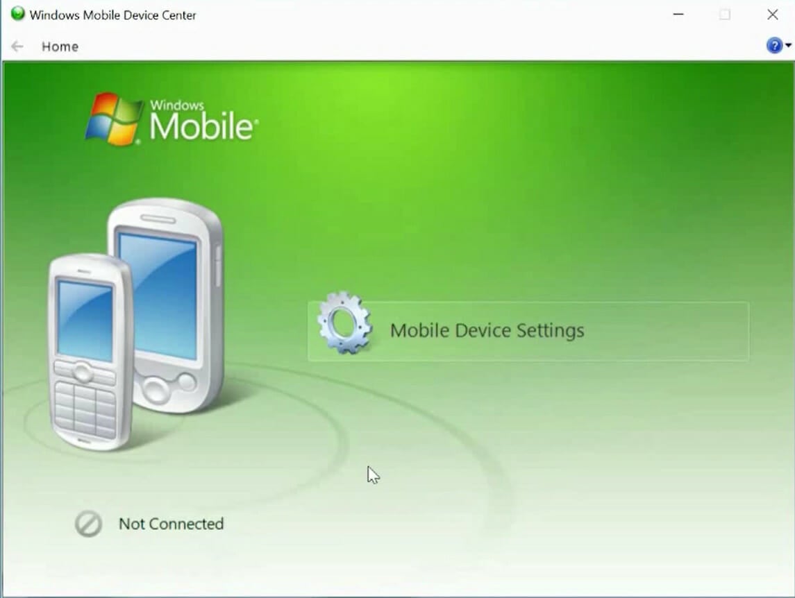 download windows mobile center