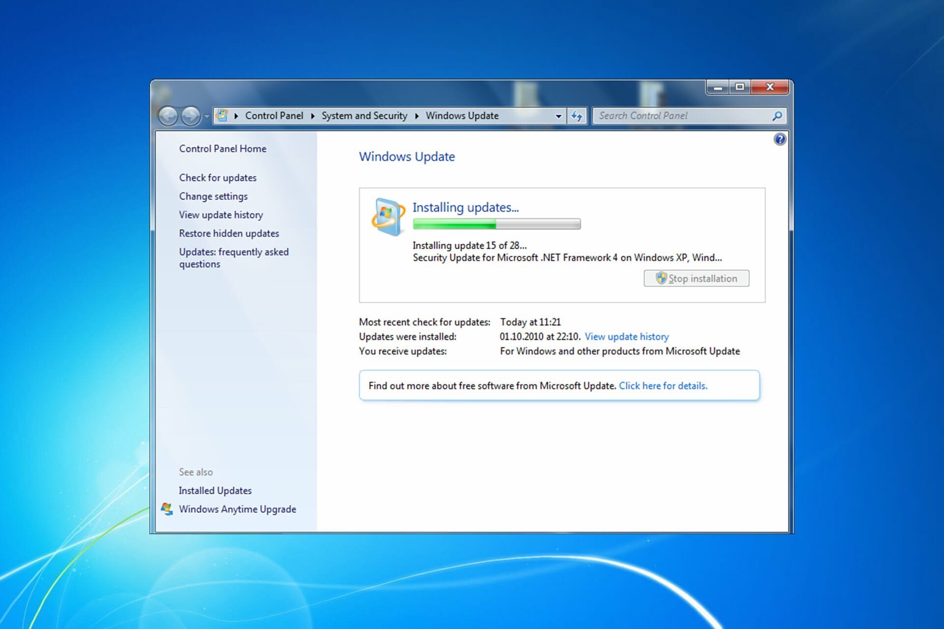 download security update for windows 7