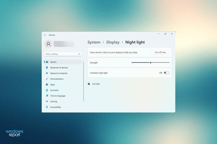 Fix night light not turning off in Windows 11
