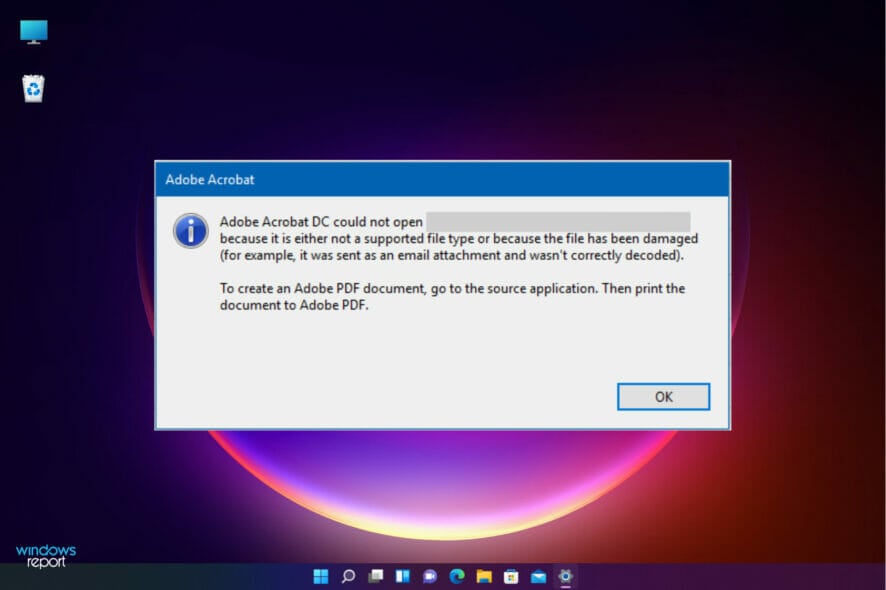 Recover corrupted PDF files on Windows 10 & 11