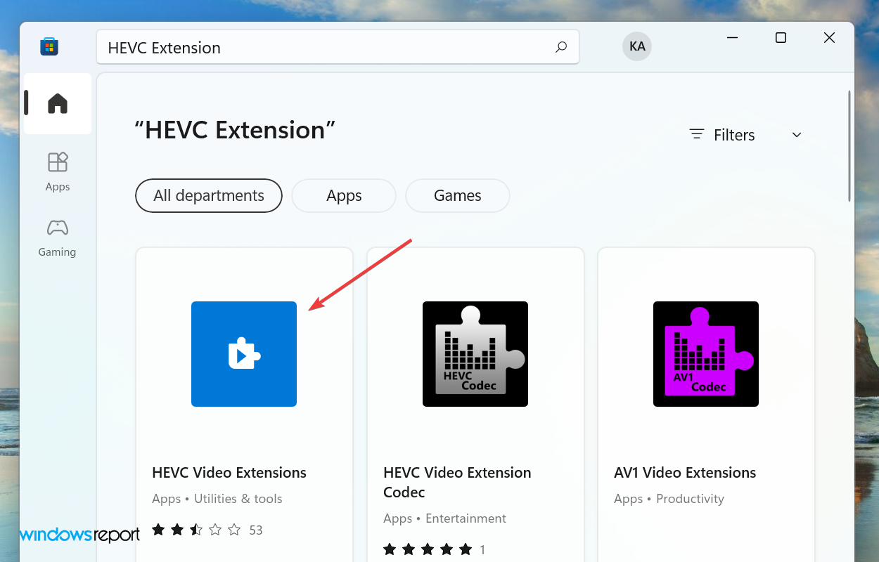 HEVC Video Extensions to fix hevc extension not working on windows 11
