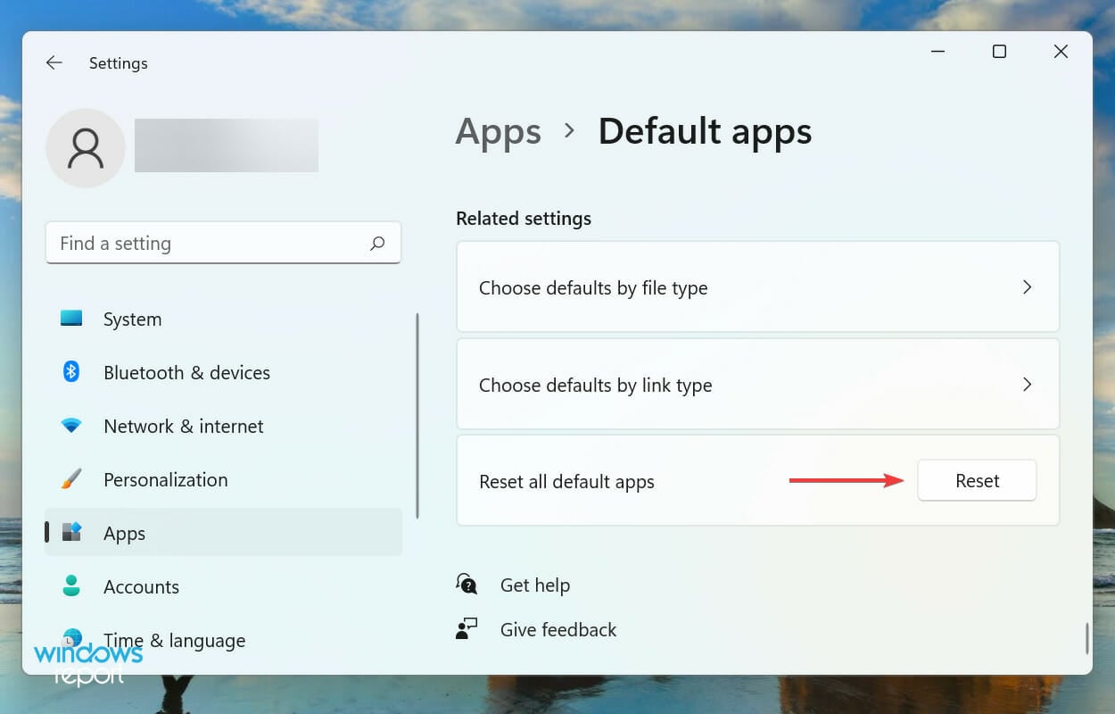 Reset all default apps to windows 11 remove file association