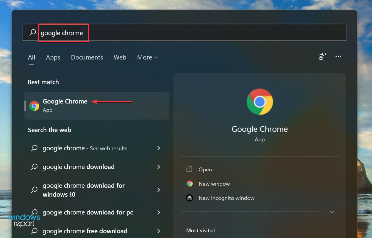 Launch Chrome to get google input tools for windows 11