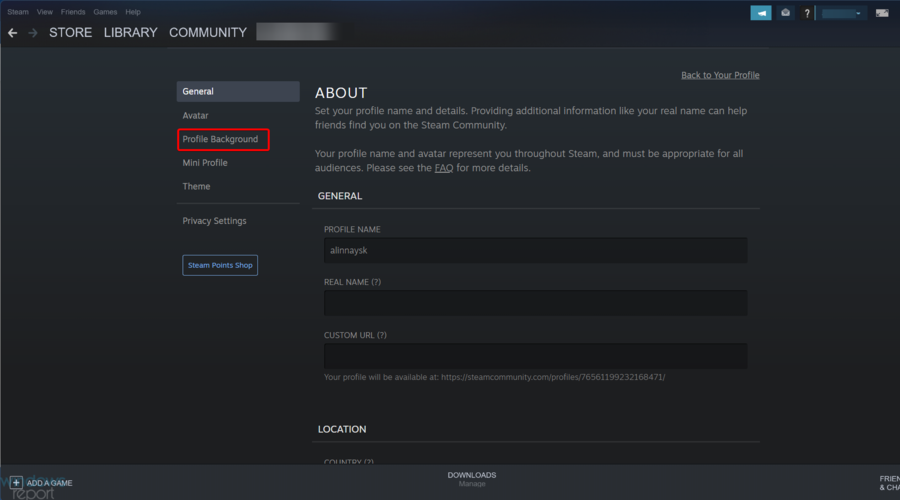 How to create a full background for your Steam profile
