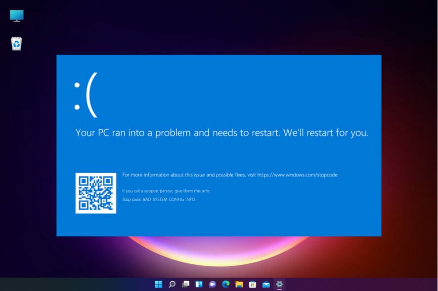 What to do if Your PC ran into a problem and needs to restart
