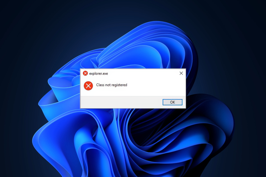 Explorer exe Class Not Registered 3 Ways To Fix It