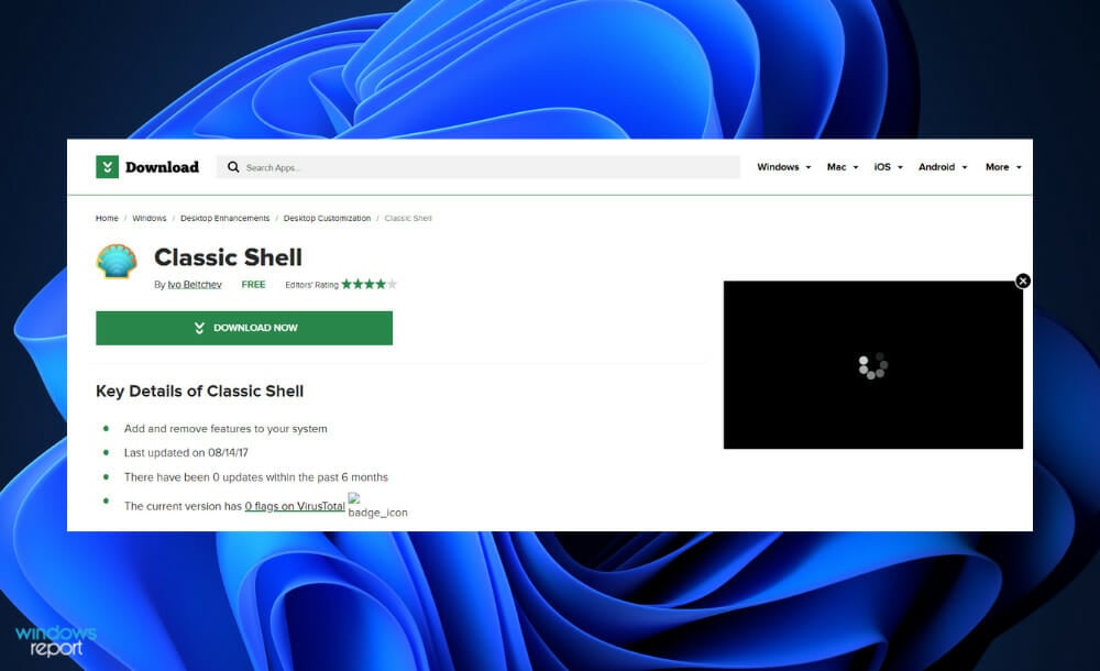 cnet How to install Classic Shell on Windows 11