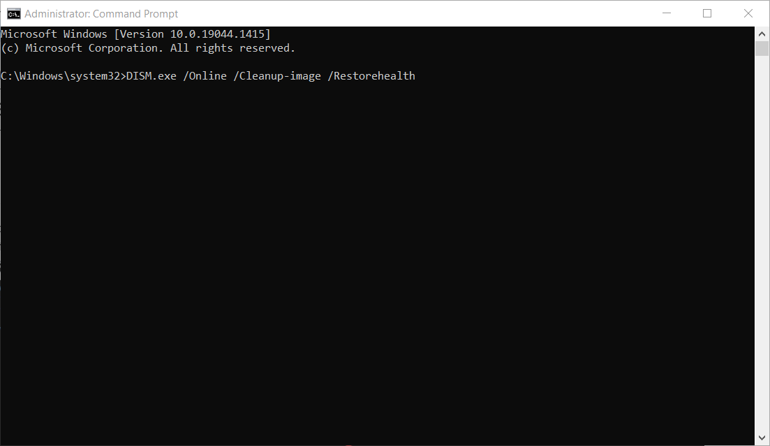 dism command line