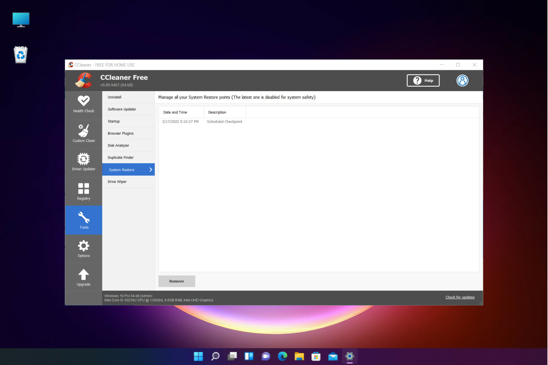 should i download ccleaner for windows 10