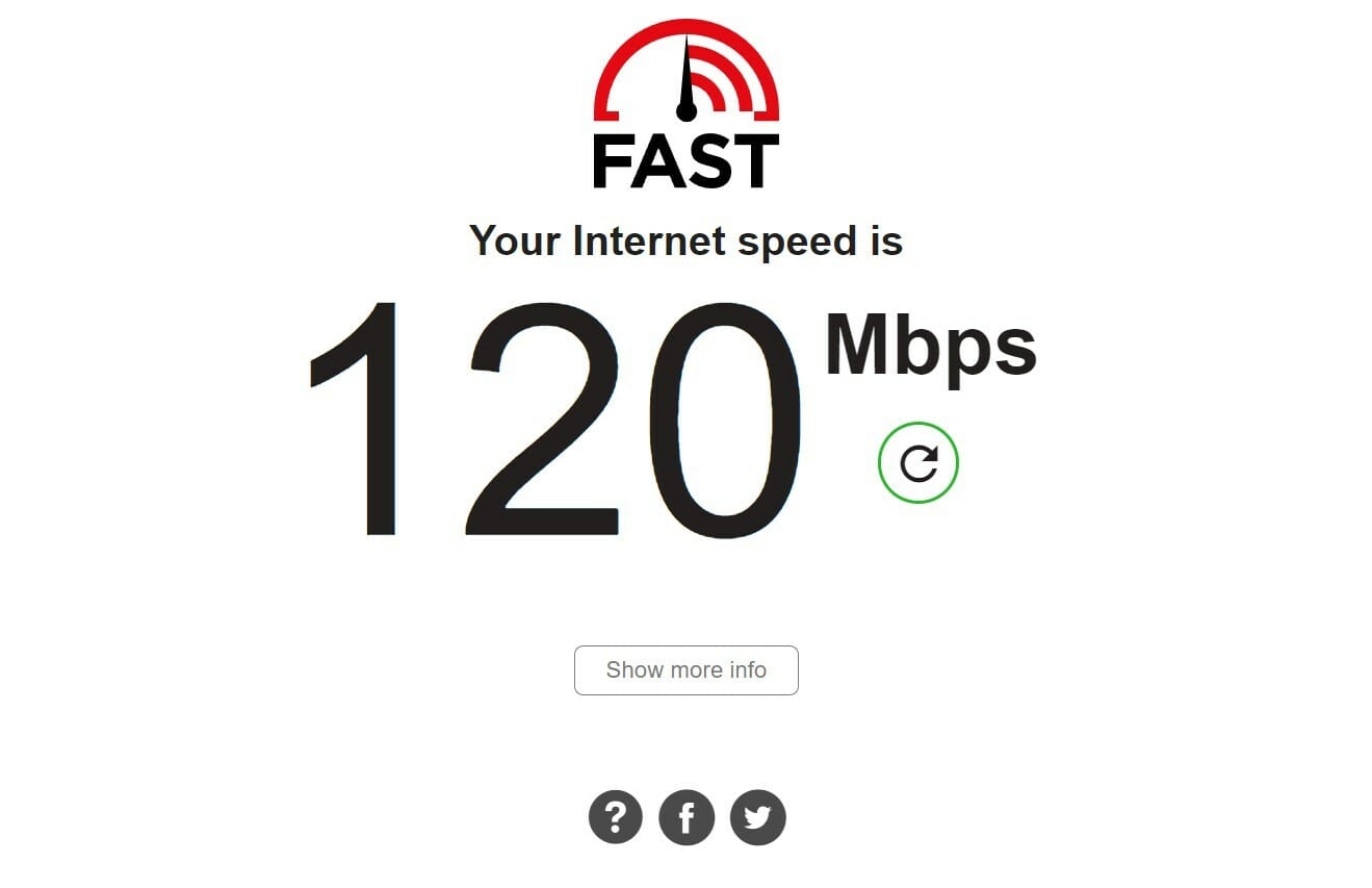 roku internet speed