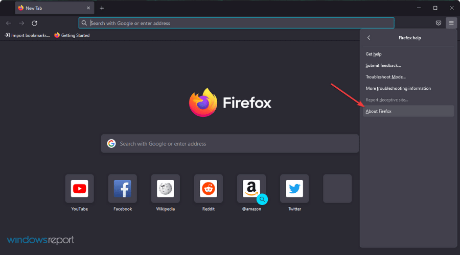 going about firefox