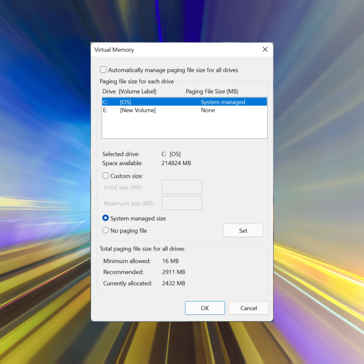 to Increase Virtual Memory in Windows 11 [2 Ways]