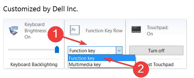 Function key row