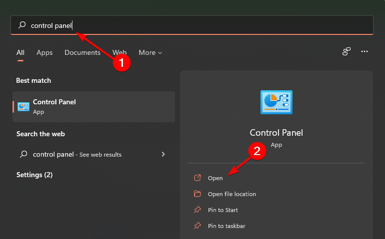 Autoplay not working Windows 11 control panel search