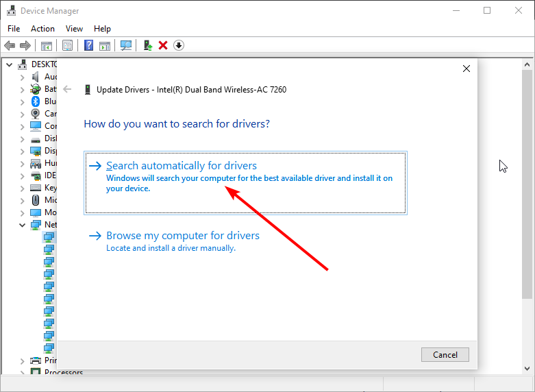 search automatically dns issues windows 10