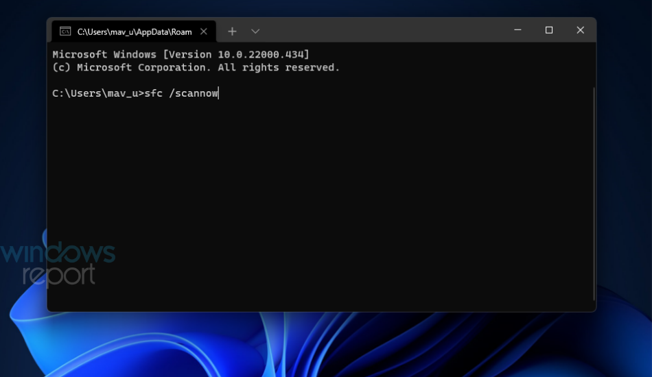 The sfc commandWindows Update Something went wrong Windows 11