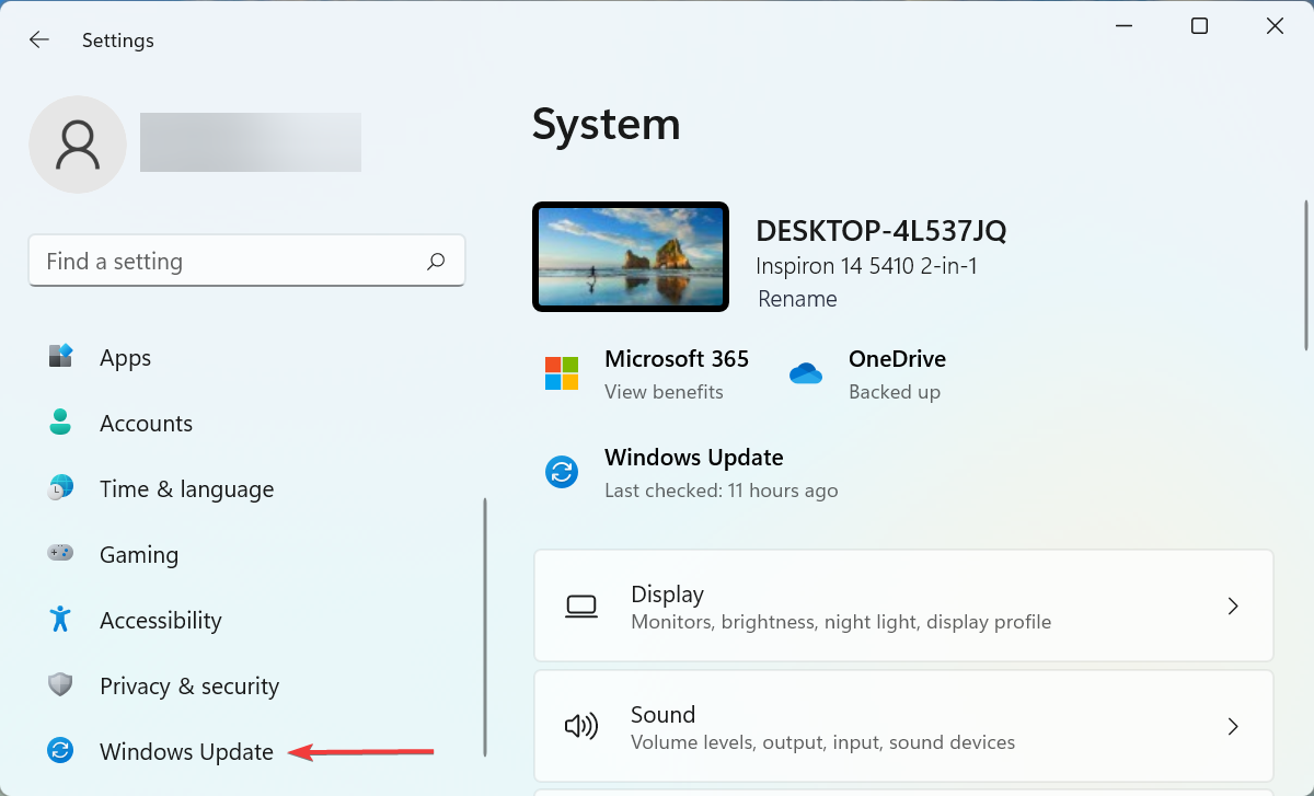 Windows Update to fix discord mic not working windows 11